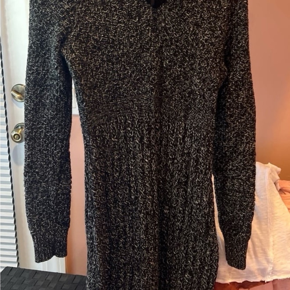 Athleta Black super soft and some stretch sweater dress!
